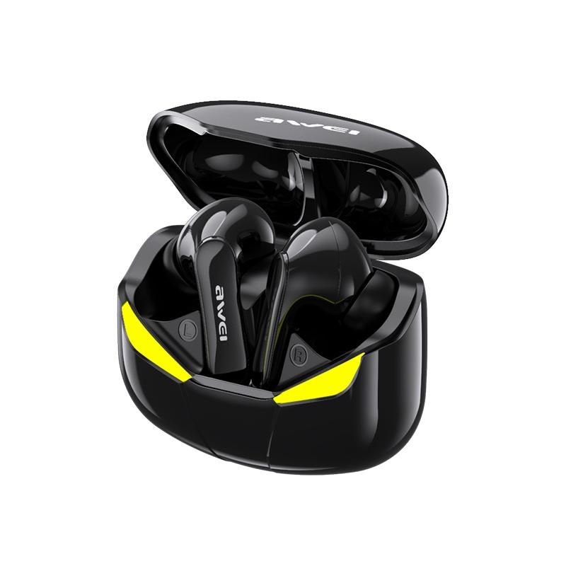 Waterproof Tws Headset with Charging Case - T35 Bluetooth V5.0 - Black