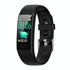 Smart Health Bracelet With Call Reminder And Monitoring - Black