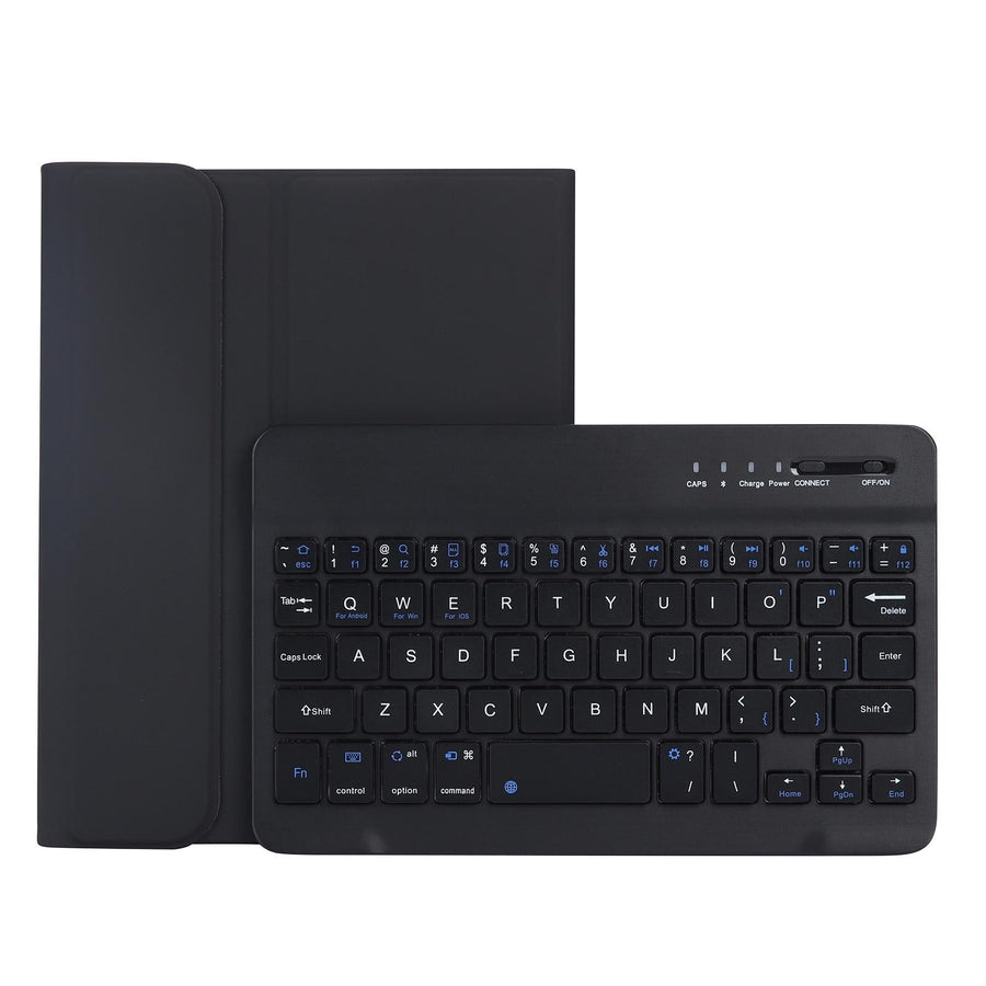Ultra-Thin Bluetooth Keyboard Tablet Case For Ipad Mini 6 With Stand And Pen Slot - Candy Colour - Black