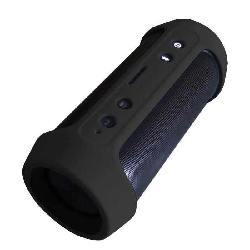 Waterproof Shockproof Silicone Case for Jbl Charge 2+ - Black