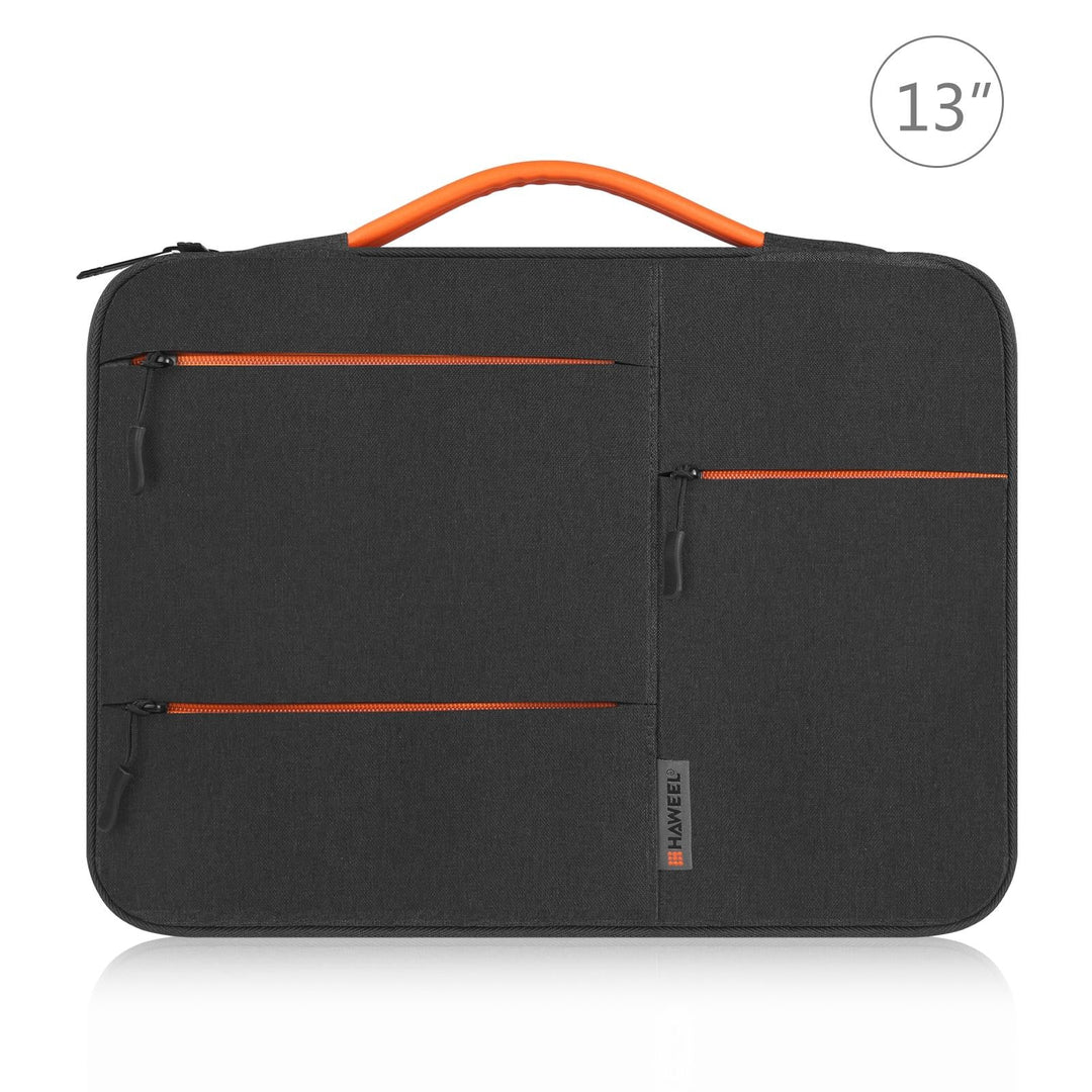 13 Laptop Sleeve Case for Macbook Samsung Thinkpad Sony Dell Alienware Chuwi Asus Hp -13.5 Inch Zipper Briefcase Handbag - Black