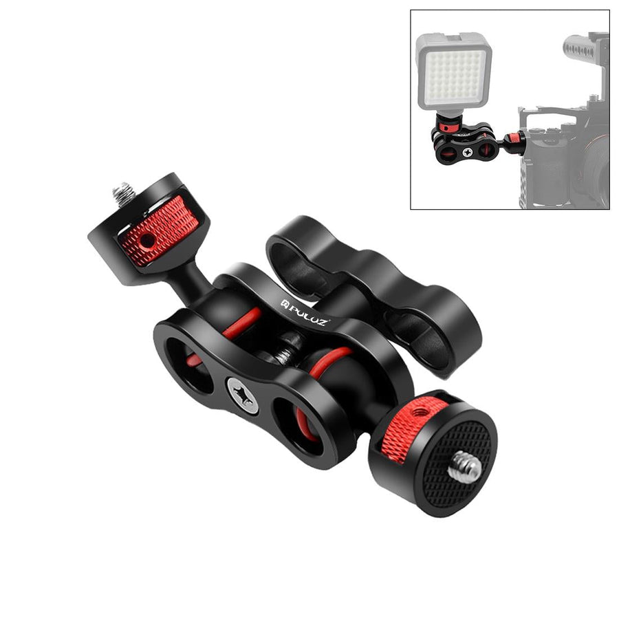 Universal Magic Arm With Ball Head Mount - Black