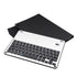 Aluminum Keyboard & Leather Tablet Case For Ipad Pro 10.5 / Air 2019 - Bluetooth Detachable Water Repellent - Black