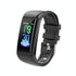 Waterproof Smart Bracelet With Call Heart Rate Bp Sleep And Sedentary Functions - Black