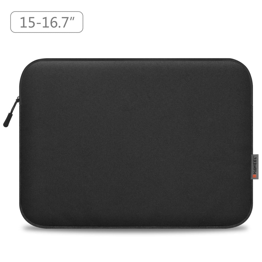 15-16.7 Inch Laptop Briefcase Bag with Zipper for 16 Inch Sleeve - Black