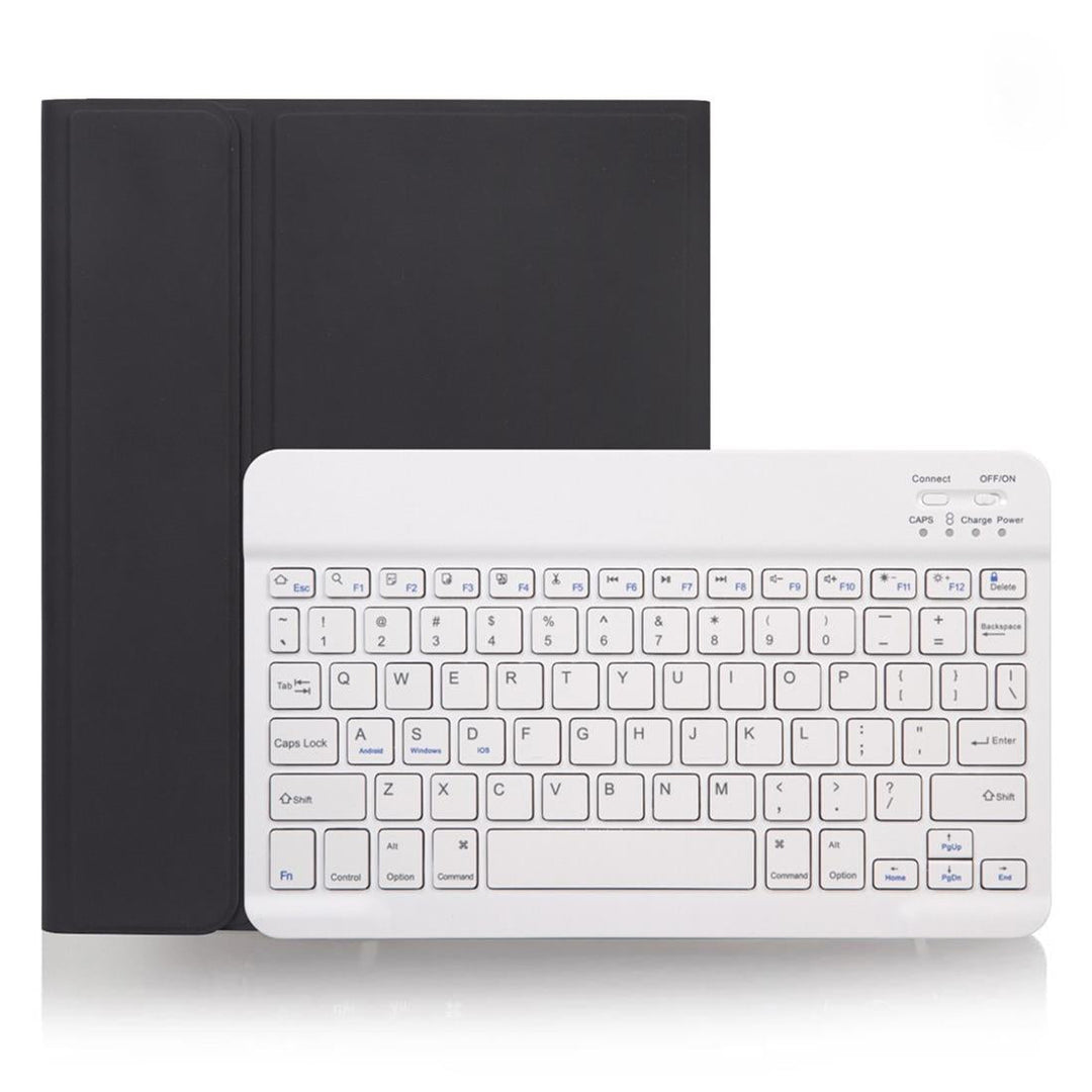 Detachable Bluetooth Keyboard Tablet Case For Ipad Pro 11 With Pen Slot - Plain Texture - Black