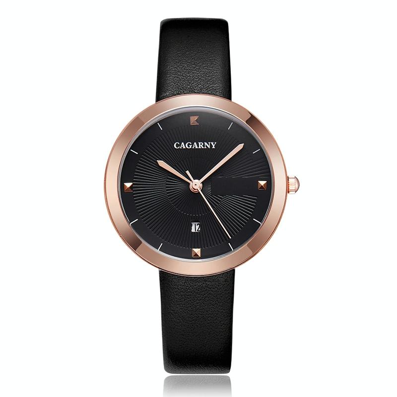 Waterproof Steel Band Quartz Watch - Fashion Life - Black