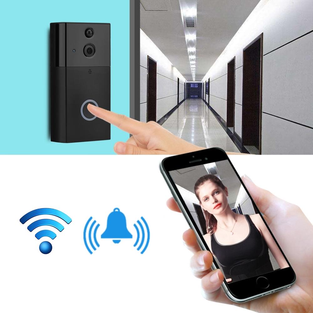 Hd 720P Security Camera Smart Wifi Video Doorbell Intercom Support Tf Card & Infrared Night Vision & Motion Detection Ap