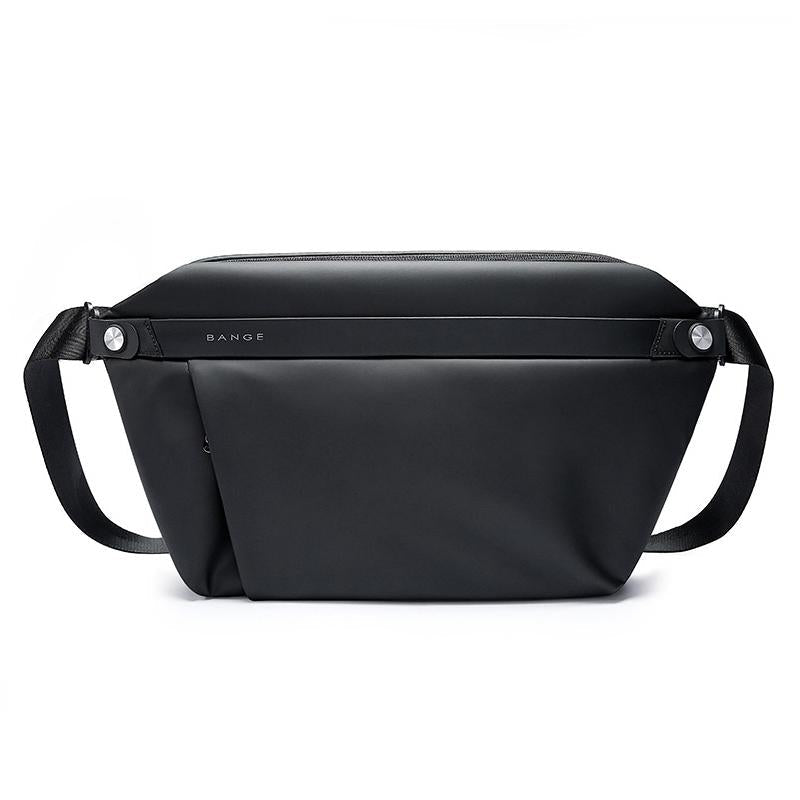 Waterproof Men Crossbody Chest Bag 41X23X9Cm Ideal For Outdoor Activities - Black