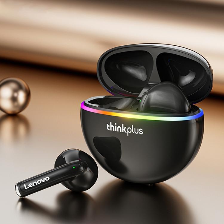 Rgb Light Wireless Bluetooth 5.0 Earphones - Black