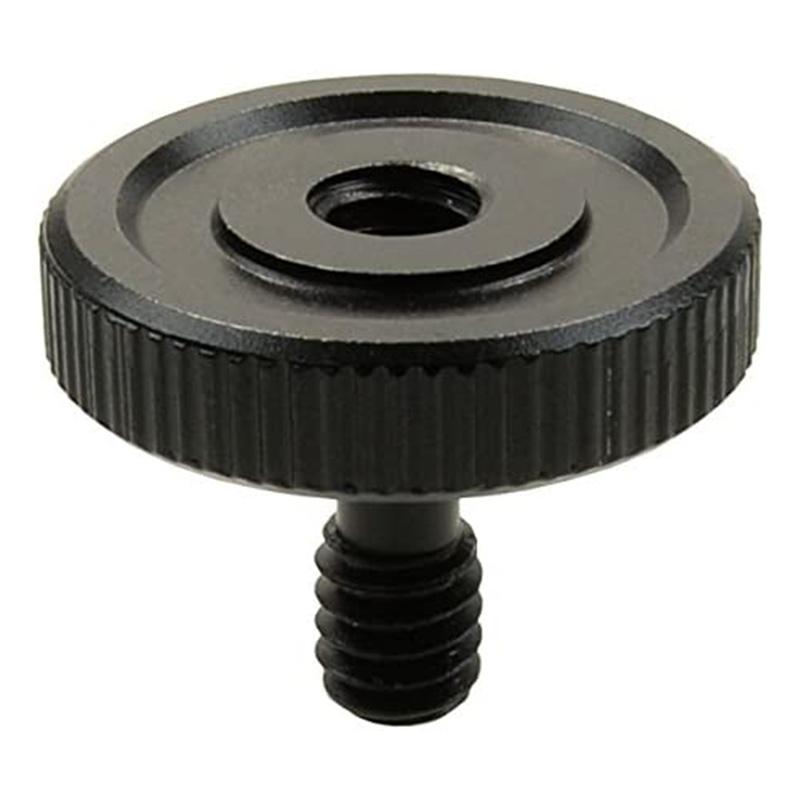 Male To Female Screw Adapter For Light / Stand Fixing - Black 1 / 4 Inch