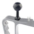 Universal 1 / 4 Ball Adapter for Action Cameras - Compatible with Gopro Insta360 Dji and More - 2.5cm Diameter - Black