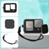 Silicone Case with Wrist Strap and Lens Cover for Gopro Hero10 / 9 - Black