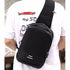 Versatile Oxford Shoulder Bag With Earphone & Usb - Black