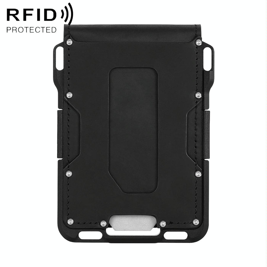 Aluminum Rfid Tool Card Holder - Compact Design