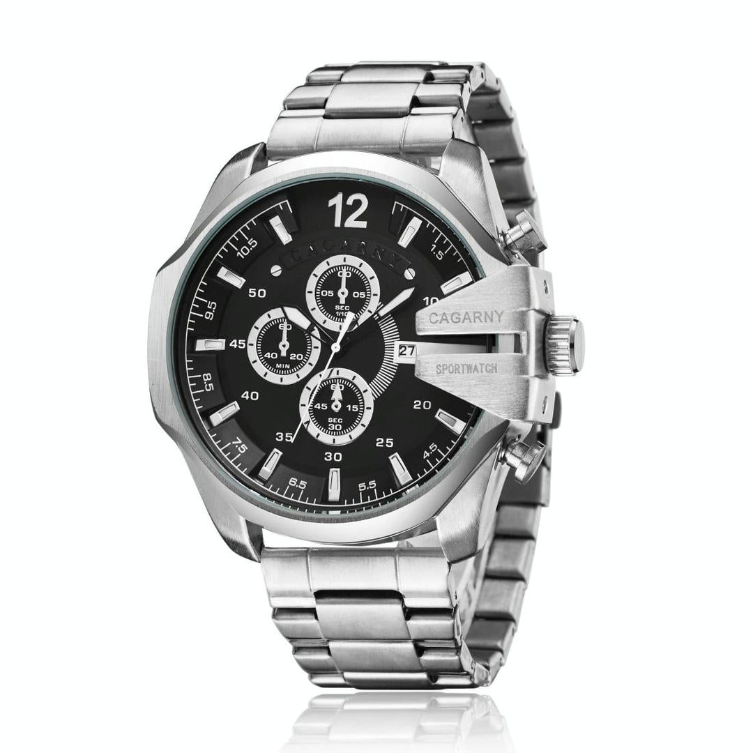 Stainless Steel Quartz Watch - Waterproof & Fashionable - Wa6838Sb