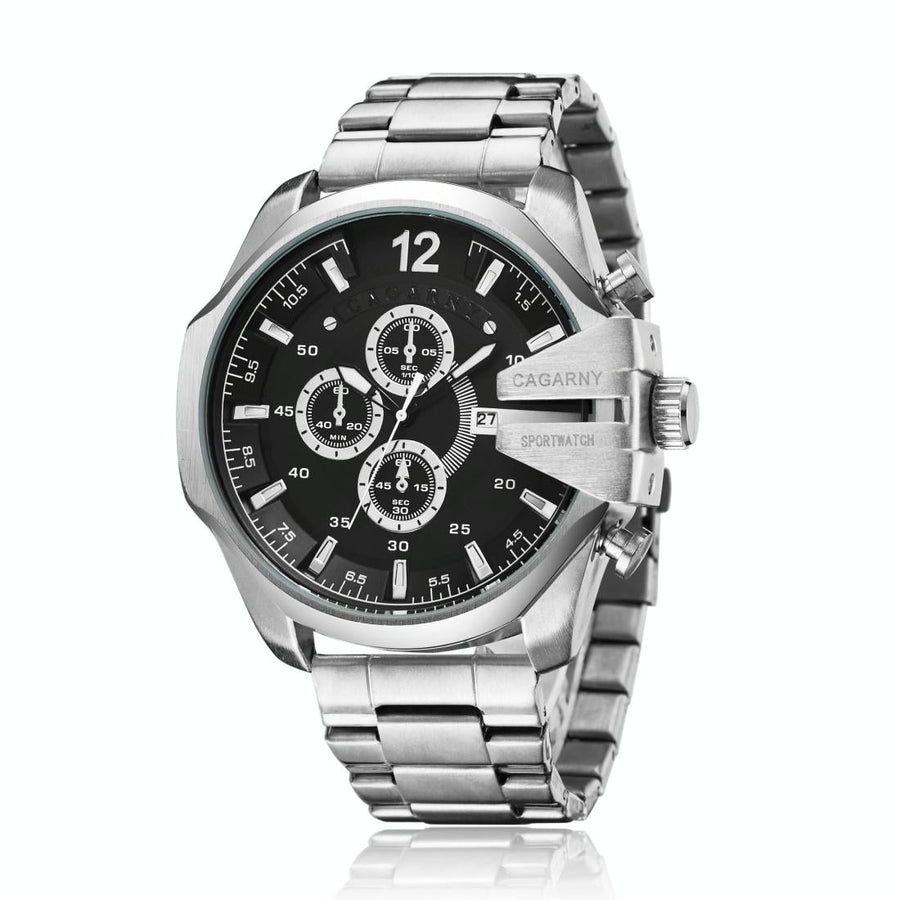 Stainless Steel Quartz Watch - Waterproof & Fashionable - Wa6838Sb