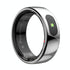 Smart Ring Heart Rate Blood Oxygen Sleep Sports Size 12 - Silver