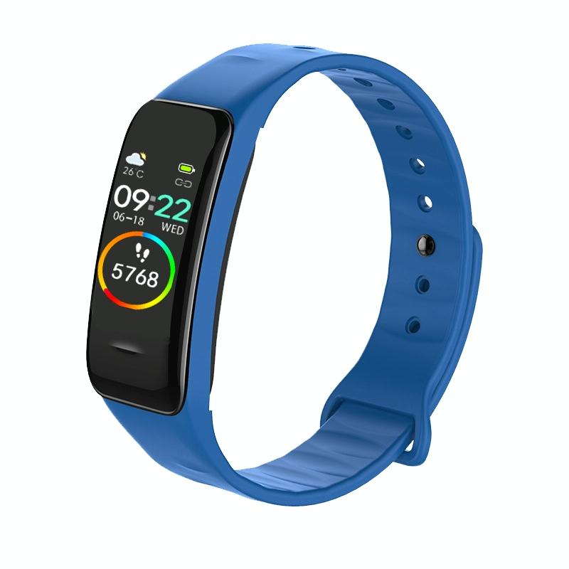 Waterproof Smart Bracelet With Colour Screen - Ip67 - Blue