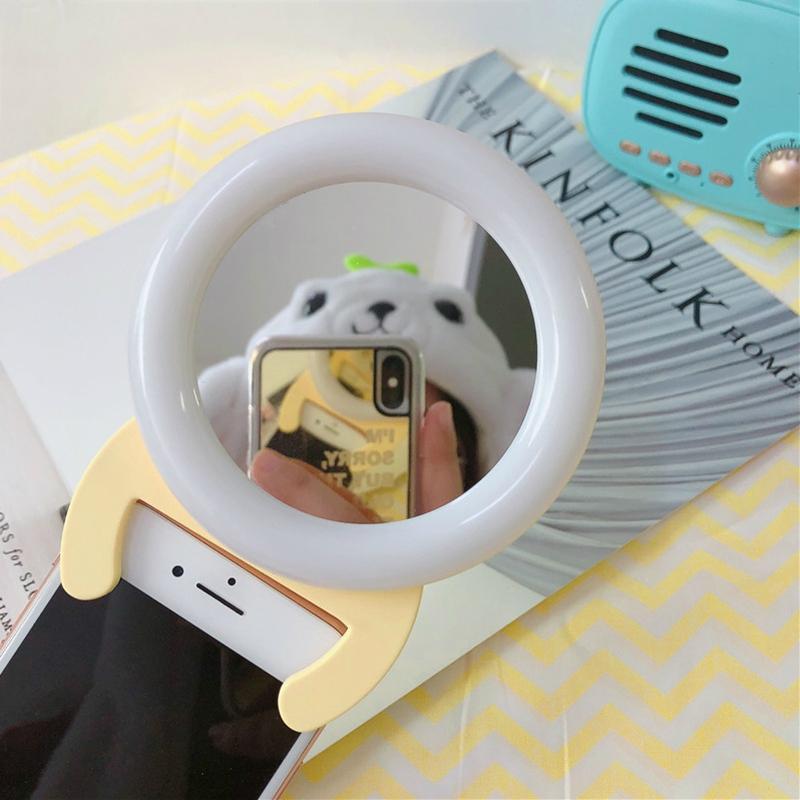 Portable Handheld Live Light for Mobile Self-timer - Yellow