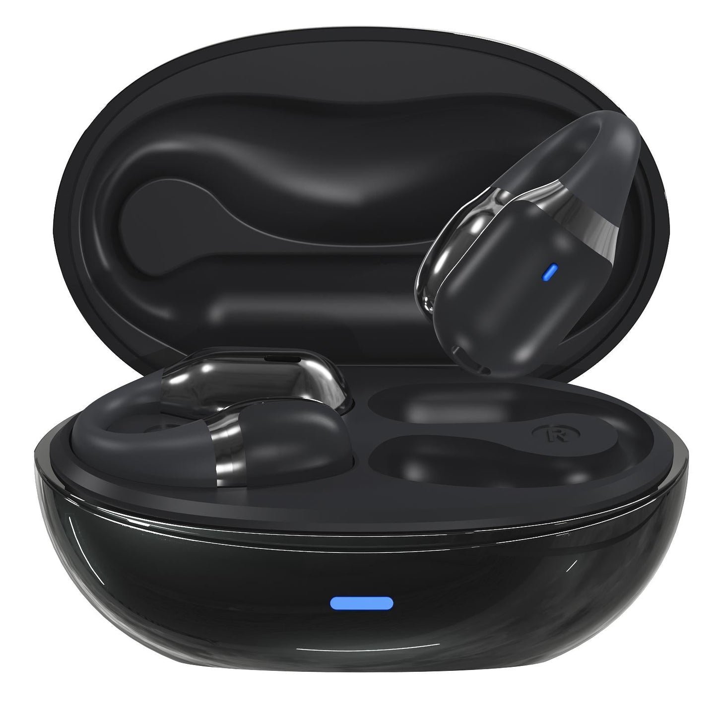 Wireless Sports Bluetooth Earphones with Air Conduction - F16 Tws - Black