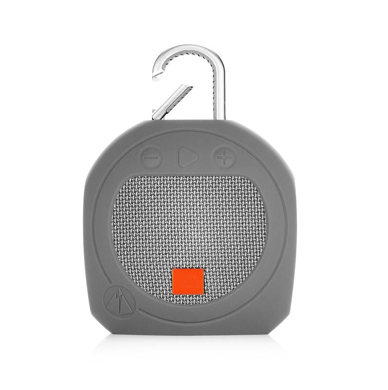 Protective Cover for Jbl Clip 3 Bluetooth Speaker - Anti-fall Silicone Storage - Medium Gray