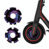Waterproof Sticker for Xiaomi M365 Scooter Motor - 1 Pair - Colorful 3