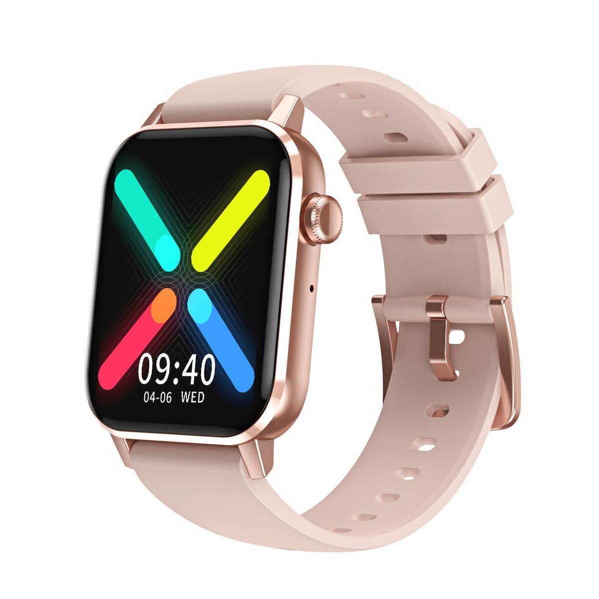 1.69 Inch Multifunctional Heart Rate Smart Watch - Pink