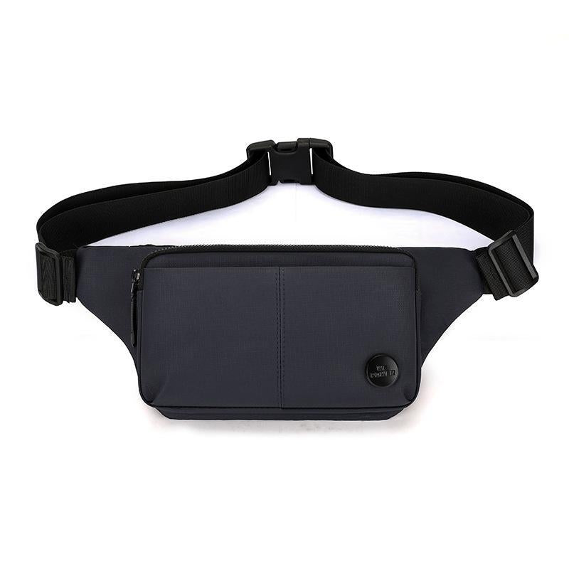 Lightweight Sports Chest Bag For Travel And Leisure Outdoor Waist Pack With Shoulder Strap - Deep Blue