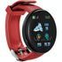 Smart Watch With Call Reminder And Health Monitoring - Waterproof - Red