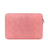Lightweight Waterproof Lambskin Laptop Sleeve - 13.3 Inches - Pink
