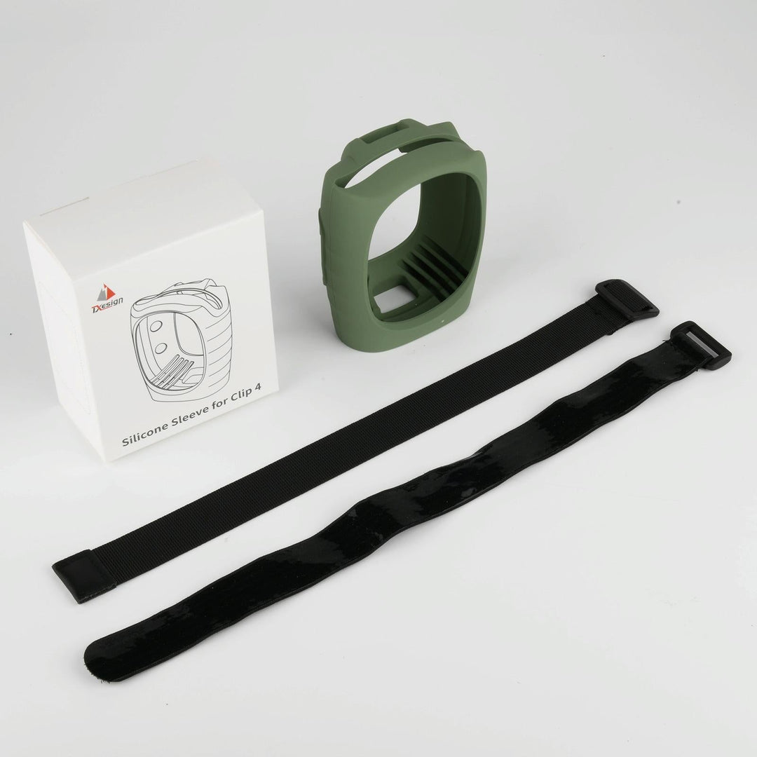 Silicone Case with Straps for Jbl Clip 4 Bluetooth Speaker - Green