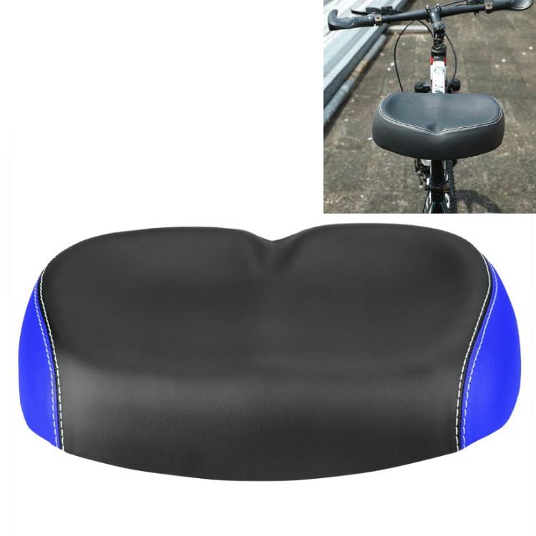 Shock-Absorbing Bike Saddle For Comfortable Ride - Blue
