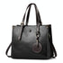 Vintage Multifunctional Handbag for Women - Black