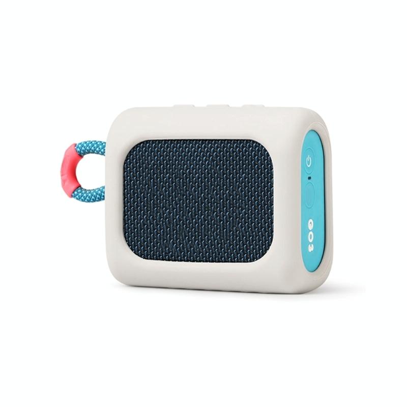 Protective Silicone Case for Jbl Go3 Speaker - Dust-proof and Anti-fall - Gray