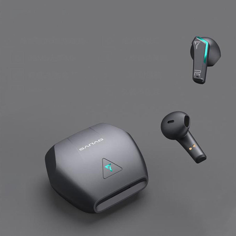 Wireless Bluetooth Gaming Headset with Noise Reduction - Grey