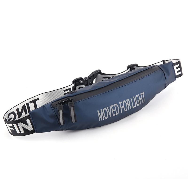 Waterproof Crossbody Waist Bag For Running & Sports - Dark Blue