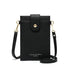 Stylish Thin Messenger Bag For Women - Black