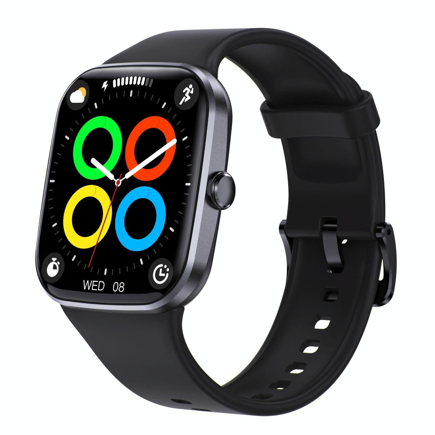 Ip67 Waterproof Smart Bracelet Bluetooth Call Fitness Tracker - Black