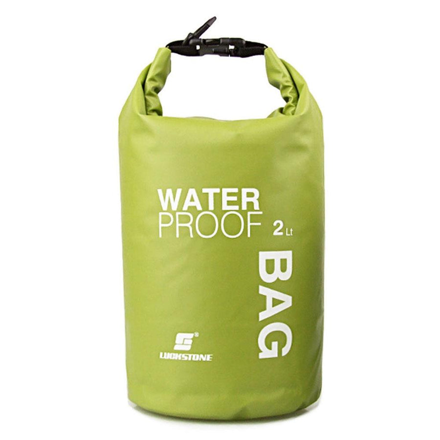 Waterproof Swimming Bag Scratch Resistant Wear Resistant Outdoor Ready - Bean Green