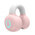 Wireless Bone Conduction Earphone - Single Ear Clamp Design - Pink