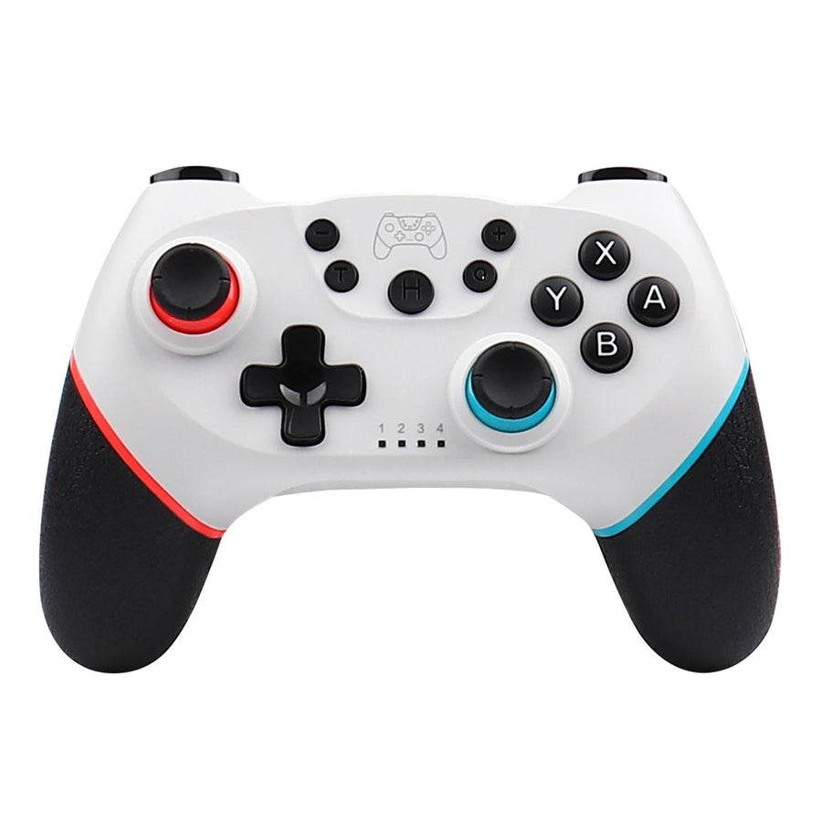 Macro Wireless Pro Controller with Wake-up Function - White Red Blue