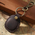 Vintage Leather Proximity Card Holder Access Control - Coffe