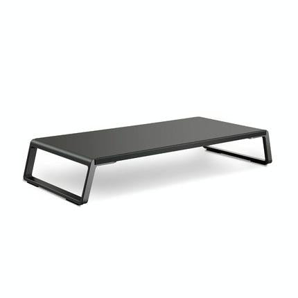Metal Feet Monitor Stand for Imac Macbook Lcd Printer - Black