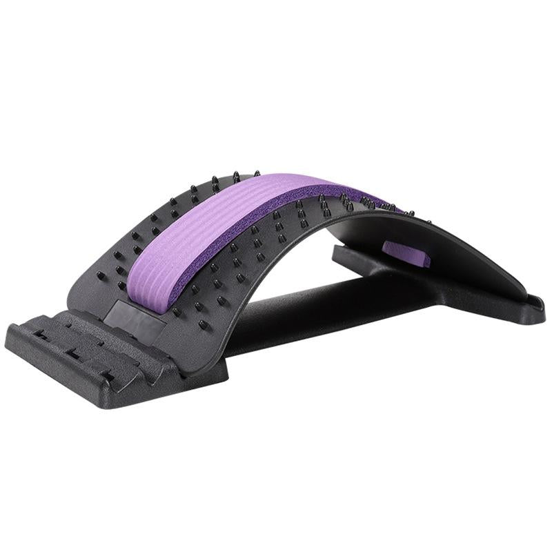 Spine Stretcher For Lumbar Disc Relief - Black Purple