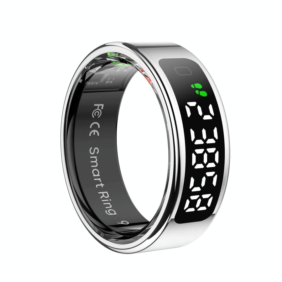 12 Size R11 Smart Ring Heart Rate Oxygen Sleep Sports - Silver