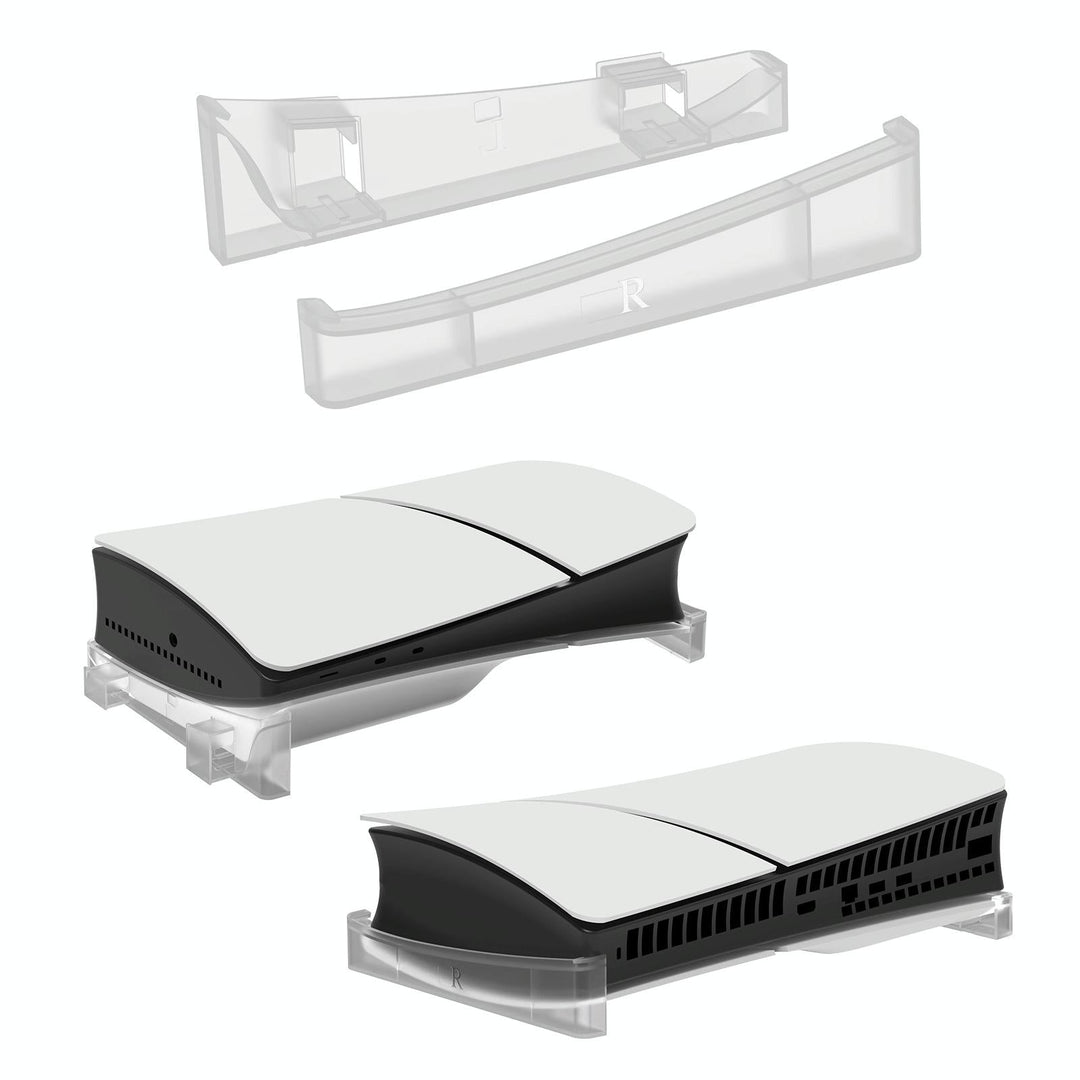 Universal Horizontal Stand For Ps5 Slim - Digital / Optical Drive Version - Transparent