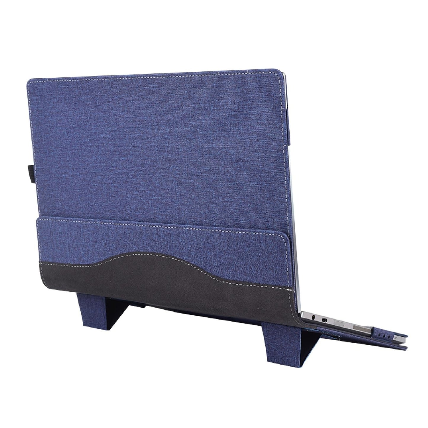 Protective Leather Laptop Case With Stand - 13.3 Inch - Wine Red - For Samsung Galaxy Book Flex 2020