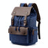 Student Canvas Backpack - Compact and Stylish - Navy
