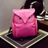 Women Owl Print Pu Backpack - Colourful and Stylish - Red